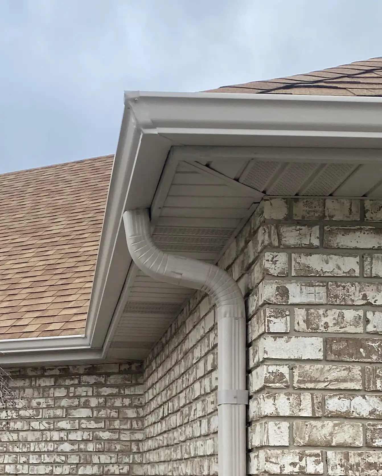 Quality Custom seamless gutters and Downspouts Sample Image